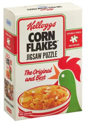 Opakowanie Puzzle 500 Płatki śniadaniowe Kellogg's Vintage G3