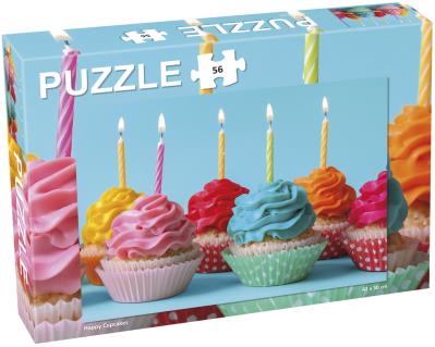 Puzzle Babeczki, cupcakes 56. Wydawca: Tactic. SmakLiter.pl Opakowanie Puzzle Babeczki, cupcakes 56