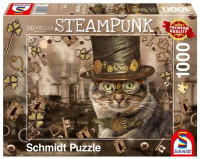 Opakowanie Puzzle PQ 1000 Kot (Steampunk) G3