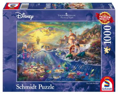 Puzzle PQ 1000 Mała Syrenka (Disney) G3. Wydawca: Schmidt. SmakLiter.pl Opakowanie Puzzle PQ 1000 Mała Syrenka (Disney) G3