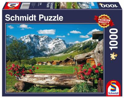 Puzzle PQ 1000 Widok na góry G3. Wydawca: Schmidt. SmakLiter.pl Opakowanie Puzzle PQ 1000 Widok na góry G3
