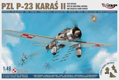 Opakowanie PZL P-23 KARAŚ II. Wersja z 1939 roku