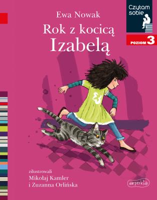 Okładka książki Rok z kocicą Izabelą. Czytam sobie. Poziom 3
