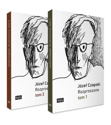 Rozproszone. Teksty z lat 1923-1988 T.1-2. Autor: Józef Czapski Ludwik Hering. SmakLiter.pl Okładka książki Rozproszone. Teksty z lat 1923-1988 T.1-2
