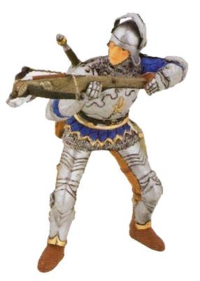 Opakowanie Rycerz z kuszą niebieski