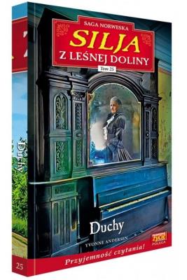 Silja z Leśnej Doliny T.25 Duchy. Autor: Yvonne Andersen. SmakLiter.pl Okładka książki Silja z Leśnej Doliny T.25 Duchy