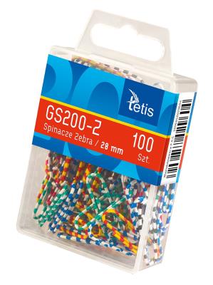 Spinacze okrągłe Tetis zebra 28 mm 100 sztuk (GS200-Z). Autor: Michalczyk i Prokop. SmakLiter.pl Okładka książki Spinacze okrągłe Tetis zebra 28 mm 100 sztuk (GS200-Z)