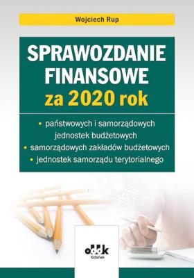Okładka książki Sprawozdanie finansowe za 2020 rok/JBK1408