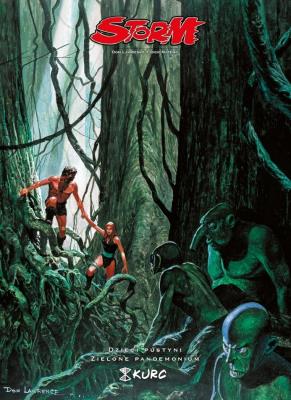 Storm T.2 Dzieci pustyni. Zielone pandemonium w.2. Autor: Dick Matena. SmakLiter.pl Okładka książki Storm T.2 Dzieci pustyni. Zielone pandemonium w.2