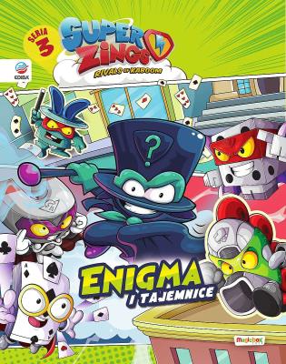 Okładka książki Super Zings. Enigma i tajemnice + figurka
