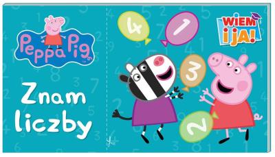 Świnka Peppa. Wiem i ja! Zam liczby. Autor: Opracowanie zbiorowe. SmakLiter.pl Okładka książki Świnka Peppa. Wiem i ja! Zam liczby