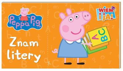 Świnka Peppa. Wiem i ja! Zam litery. Autor: Opracowanie zbiorowe. SmakLiter.pl Okładka książki Świnka Peppa. Wiem i ja! Zam litery