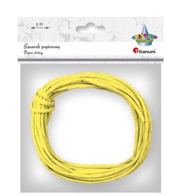 Opakowanie Sznurek papierowy 3.5mmx5m cytrynowy