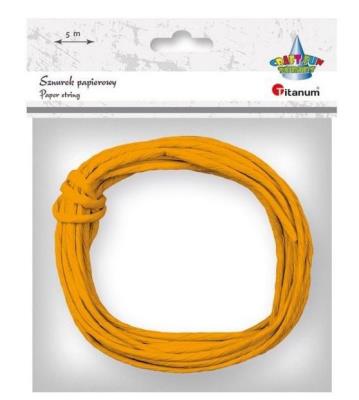 Opakowanie Sznurek papierowy 3.5mmx5m pomarańczowy