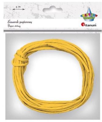 Opakowanie Sznurek papierowy 3.5mmx5m żółty