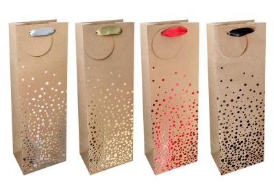 Opakowanie Torba prezentowa na butelkę 12x36 Craft