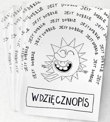 Okładka książki Wdzięcznopis - dziennik do autoterapii wdzięcznością