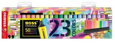 Opakowanie Zakreślacz Boss 23 kolory + podstawka STABILO