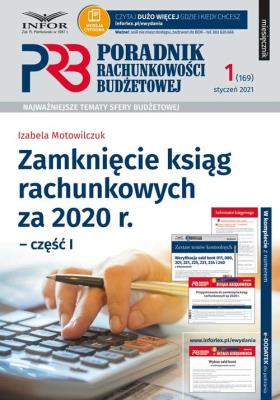 Okładka książki Zamknięcie ksiąg rachunkowych za 2020 r. Część 1