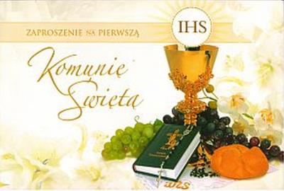 Okładka książki ZAPROSZENIA CHRZEST OPAKOWANIE 10 SZT-DRAGON