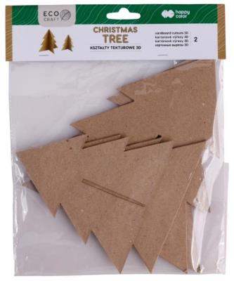 Opakowanie Zestaw kształtów tekturowych 3D Christmas 2szt