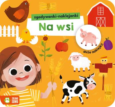 Okładka książki Zgadywanki-naklejanki. Na wsi