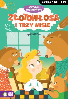 Okładka książki Złotowłosa i trzy misie. Czytam i rozwiązuję