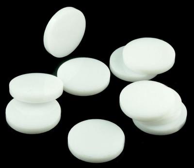 Opakowanie Znaczniki akryl białe okrągłe 15x3mm 10szt