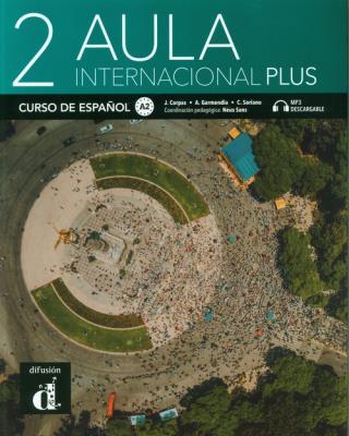 Okładka książki Aula Internacional Plus 2 podręcznik + ćw + mp3