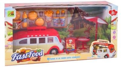 Opakowanie Auto wycieczkowe fast food 25 cm + akcesoria