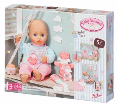Baby Annabell - Zestaw do pielęgnacji lalki 43cm. Wydawca: Zapf. SmakLiter.pl Opakowanie Baby Annabell - Zestaw do pielęgnacji lalki 43cm