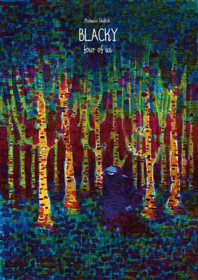 Blacky. Four of Us. Autor: Skutnik Mateusz. SmakLiter.pl Okładka książki Blacky. Four of Us