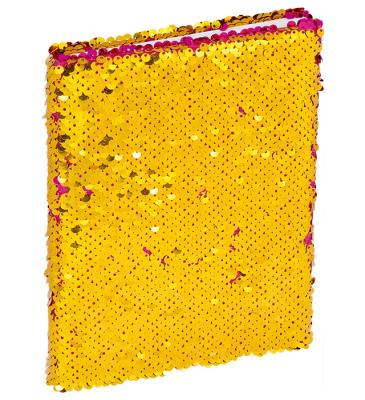 Opakowanie Brulion A5/96K z cekinami różowo - złoty GRAND