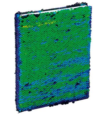 Opakowanie Brulion A5/96K z cekinami zielono-czarny GRAND