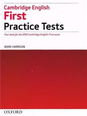 Cambridge English First. Practice Tests.... Autor: Harrison Mark. SmakLiter.pl Okładka książki Cambridge English First. Practice Tests...