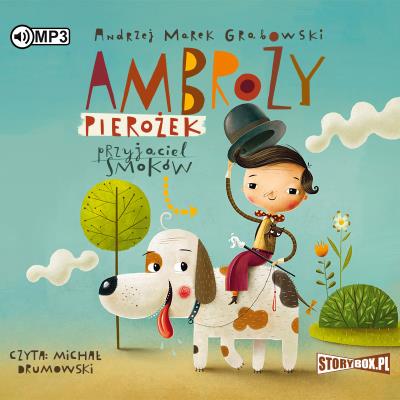 Okładka książki CD MP3 Ambroży Pierożek przyjaciel smoków