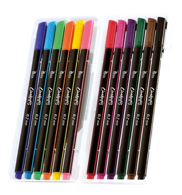 Opakowanie Cienkopis trójkątny 0,7 mm 12 kolorów