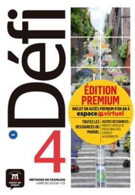 Defi 4 Podręcznik Premium LEKTORKLETT. Autor: praca zbiorwa. SmakLiter.pl Okładka książki Defi 4 Podręcznik Premium LEKTORKLETT