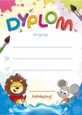 Opakowanie Dyplom - konkurs plastyczny