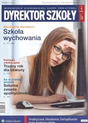 Okładka książki Dyrektor Szkoły 1/2021