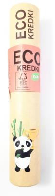 Opakowanie Eco kredki w tubie 12 kolorów