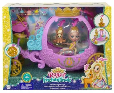 Opakowanie Enchantimals. Lalka + Królewska karoca