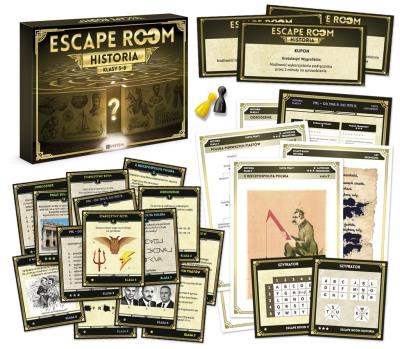 Okładka książki Escape Room Historia