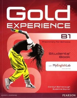 Gold Experience B1 SB + DVD + MyEnglishLab PEARSON. Autor: Barraclough Carolyn, Suzanne Gaynor. SmakLiter.pl Okładka książki Gold Experience B1 SB + DVD + MyEnglishLab PEARSON