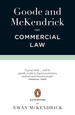 Okładka książki Goode and McKendrick on Commercial Law 6th Edition
