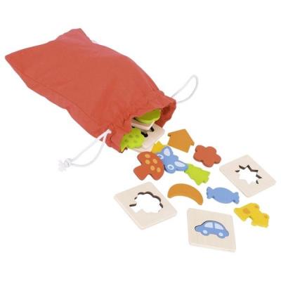 Opakowanie Gra dotykowa w worku - dopasuj kształty