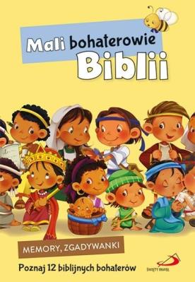 Okładka książki Gra memory i zgadywanki. Mali bohaterowie Biblii