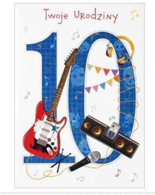 Opakowanie Karnet 10 urodziny HM-200-990