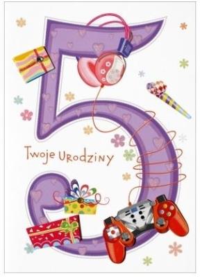 Opakowanie Karnet 5 urodziny HM-200-995