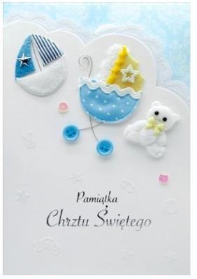 Opakowanie Karnet B6 Chrzest HM-200-247